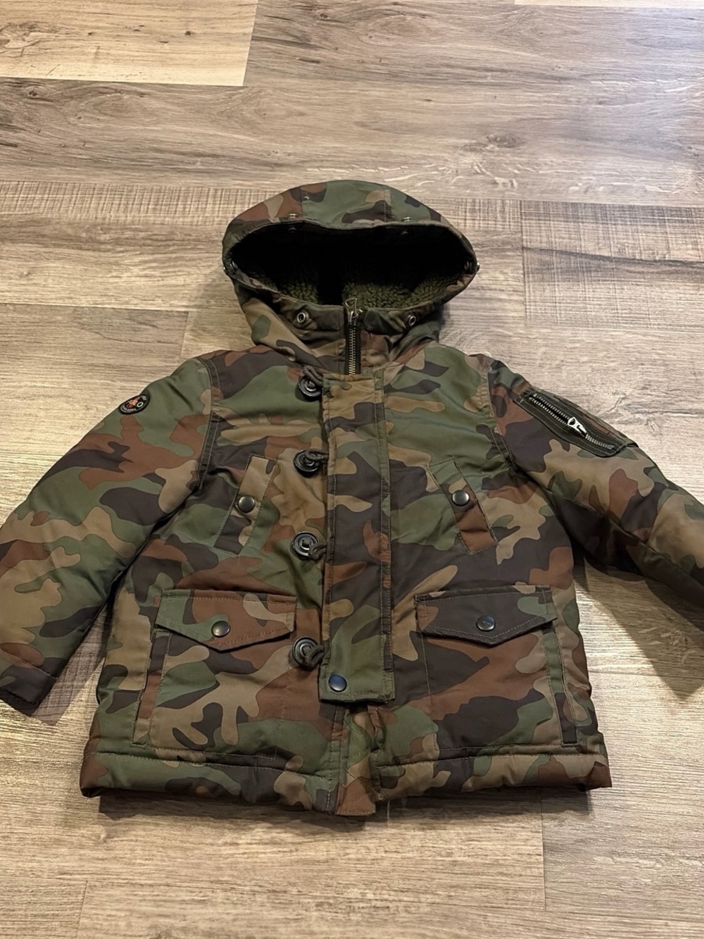Polo Ralph Lauren camo kids puffer jacket